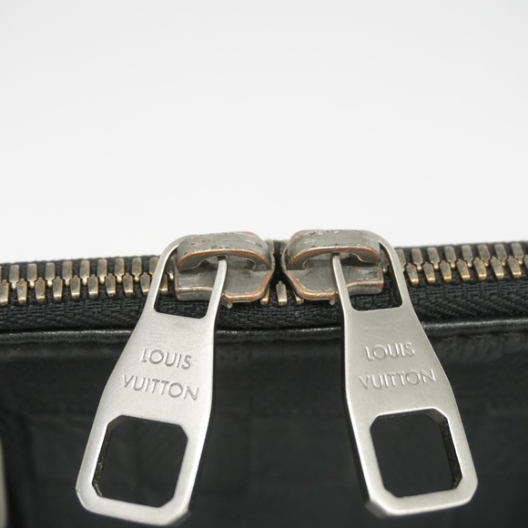 Auth Louis Vuitton Damier Infini Porte De Cumanjour N41248 Men's Briefcase Onyx - Picture 11 of 12